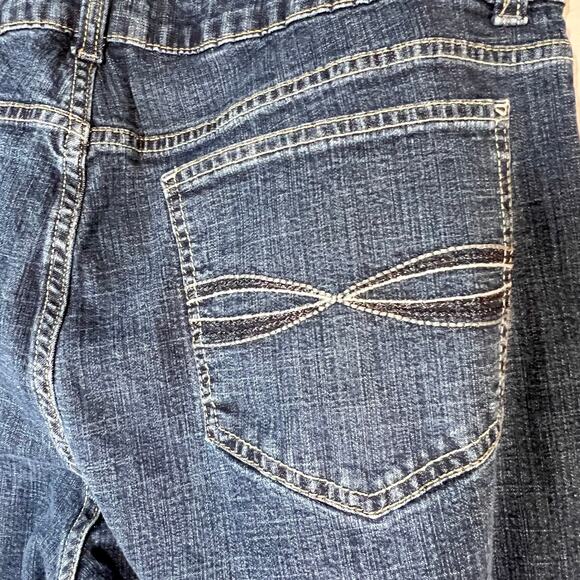 Riders by Lee Straight leg Denim Blue Jeans size 16 Petite - Picture 5 of 5